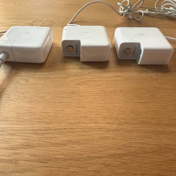 Apple Power Supplies: Set of 3 60W MagSafe Power Adapters, OEM - Picture 3 of 16
